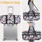 Double-Layer Carrying Case for Cricut Maker 3, Maker, Explore Air 2, Explore 3, Die Cut Machine, Water Resistant Carrying Bag with Cutting Mat Pocket, Storage Tote Bag for Tools Accessories, Floral